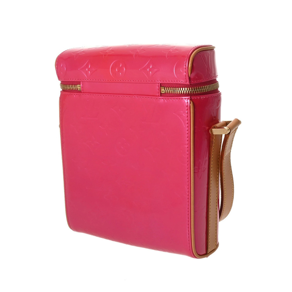 Louis Vuitton Pink Vernis Shoulder Vertical Fuchsia Bag Monogram Sullivan Pink